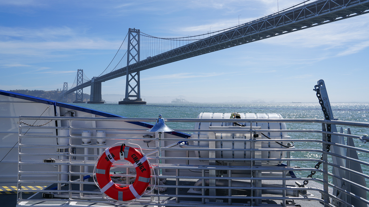 The Sea Change offers stunning views and a lower carbon transportation alternative for passengers