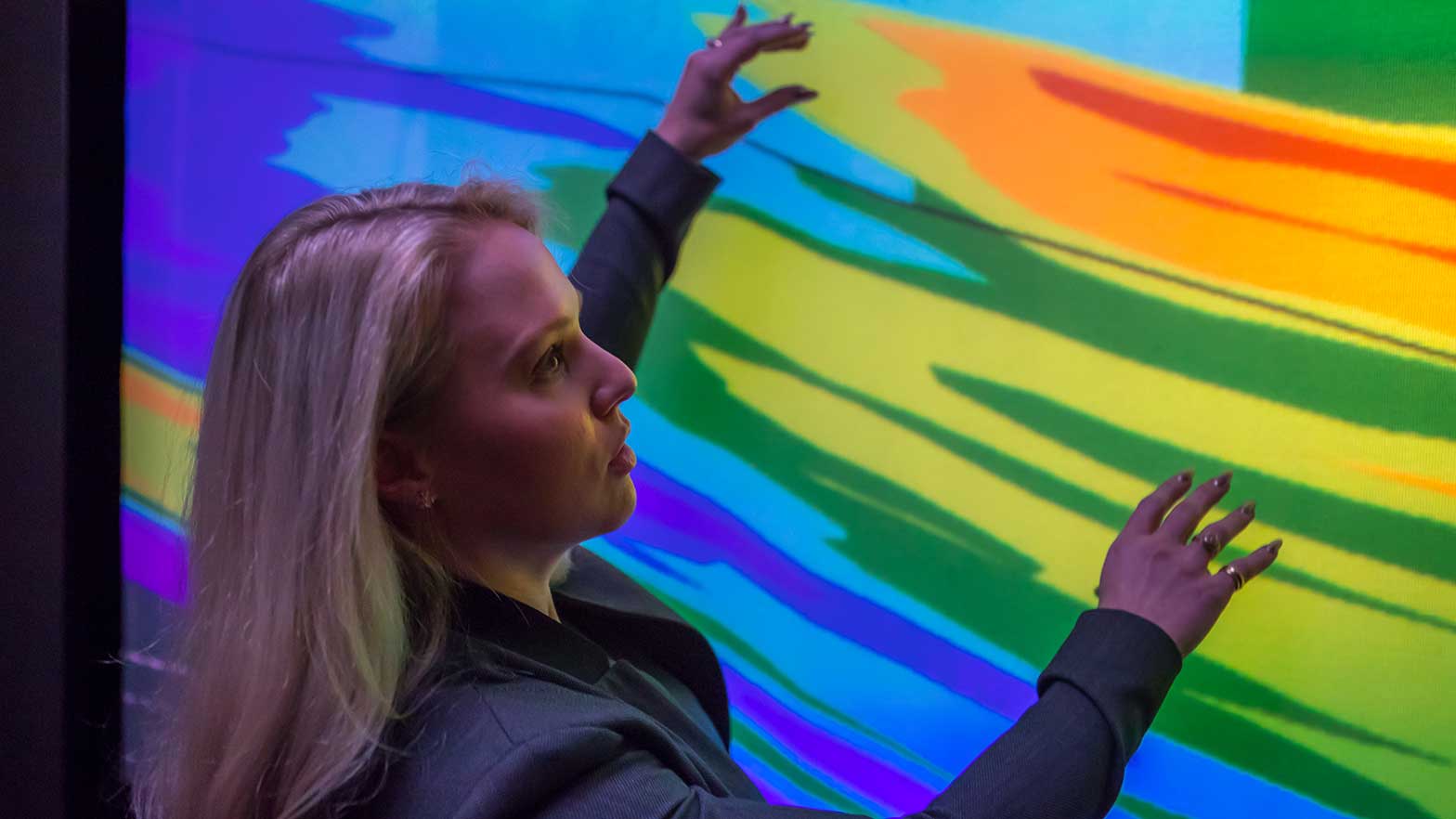 “It’s kind of like when you're looking into a river or hall of mirrors and everything’s kind of distorted,” Deighan said of raw seismic images.