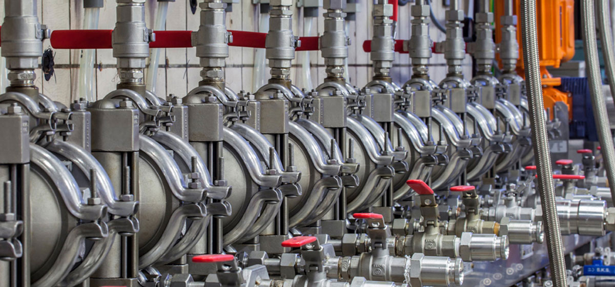 pipes transferring chemical additives