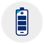 charge level battery icon
